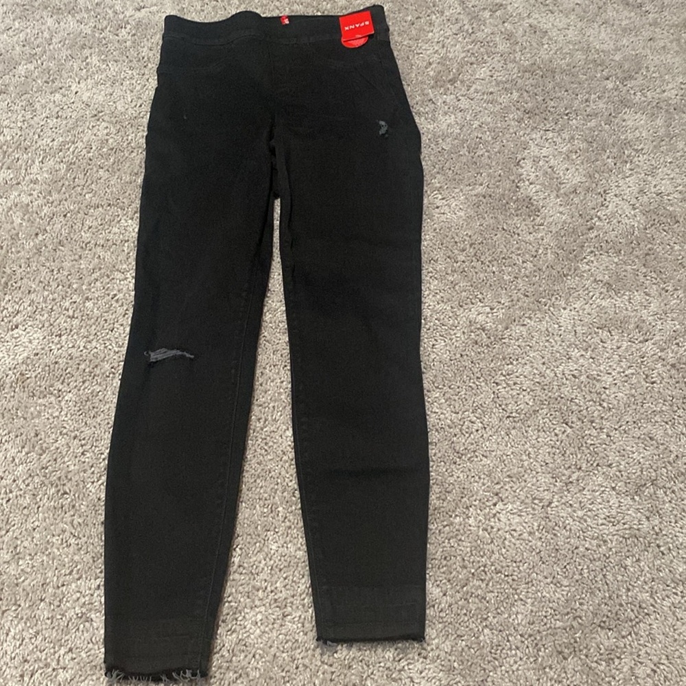 Spanx distressed denim leggings - Picture 4 of 4